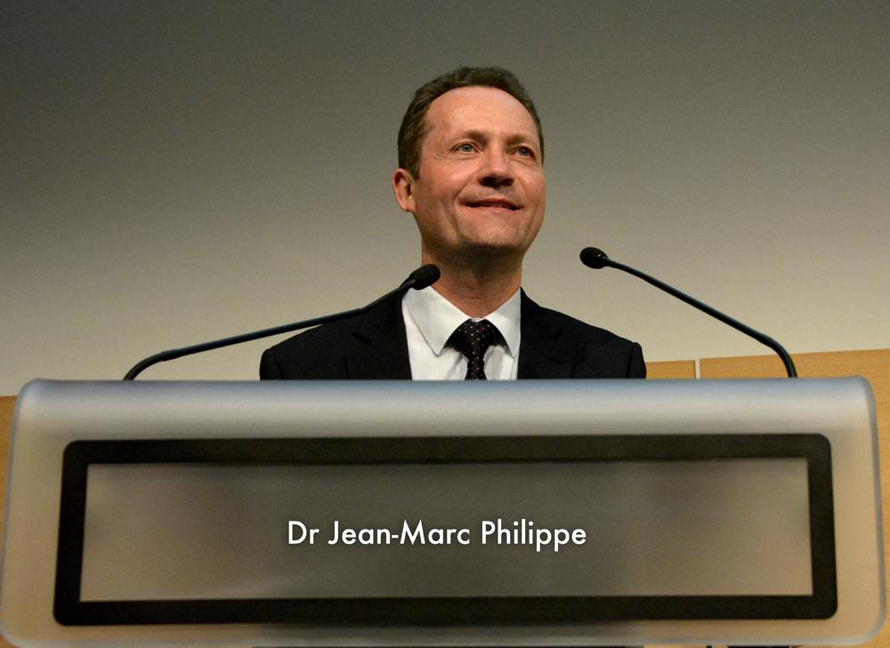Dr Jean-Marc PHILIPPE lors du séminaire ARLoD  ‘’Mort subite et défibrillation précoce : les clés de la réussite’’ - mars 2018