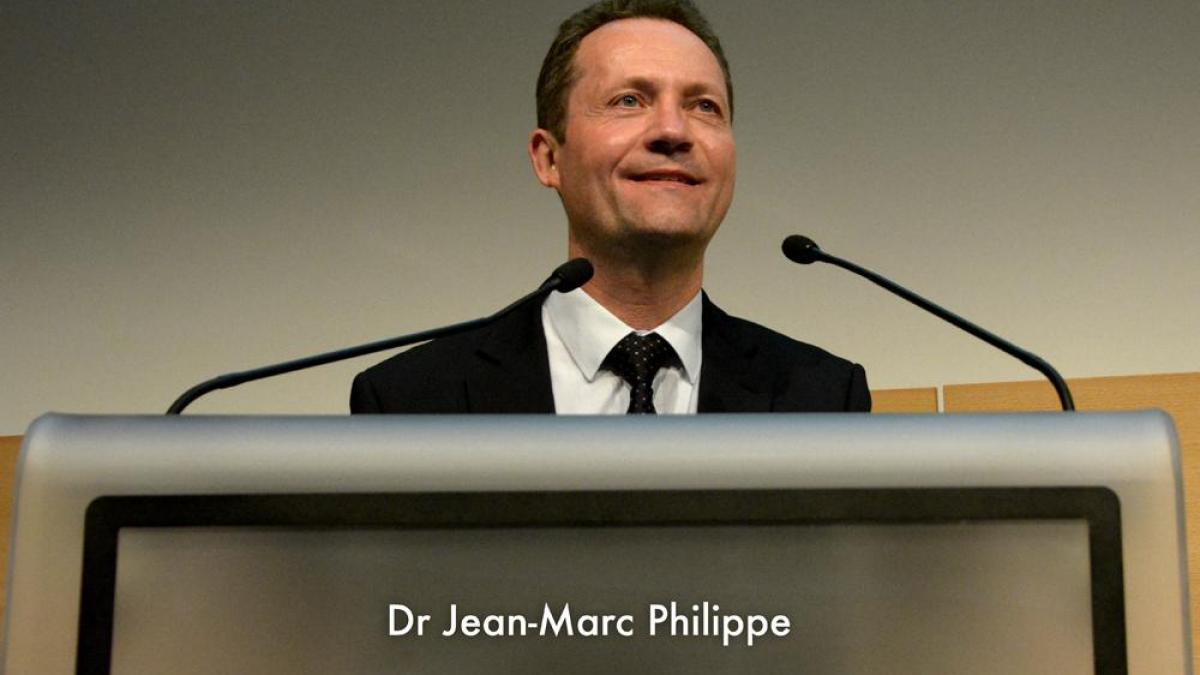 Dr Jean-Marc PHILIPPE lors du séminaire ARLoD  ‘’Mort subite et défibrillation précoce : les clés de la réussite’’ - mars 2018